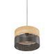 Подвесной светильник TK-Lighting NICOL 1, Black/Beige, Черный, бежевый, Черный, Бежевый, Черный