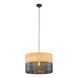 Подвесной светильник TK-Lighting NICOL 1, Black/Beige, Черный, бежевый, Черный, Бежевый, Черный