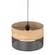 Подвесной светильник TK-Lighting NICOL 1, Black/Beige, Черный, бежевый, Черный, Бежевый, Черный