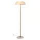 Торшер лампа Nordlux Glossy, White/Brass, белый, латунь, Білий, Латунь, Білий