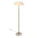 Торшер лампа Nordlux Glossy, White/Brass, белый, латунь, Білий, Латунь, Білий
