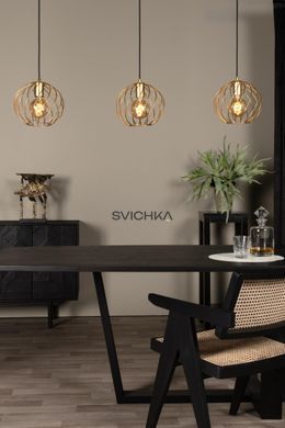 Підвісний світильник Lucide DANZA 3xE27 Matt Gold / Brass, Matt Gold / Brass
