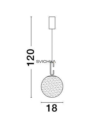 Підвісний світильник Nova luce 9695224 HOOK, Gold