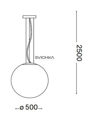 Ideal Lux MAPA BIANCO SP1 D50 Белый 032122