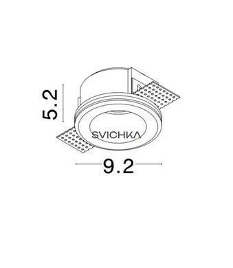 Врізний точковий світильник Nova Luce TOBIA 52 White