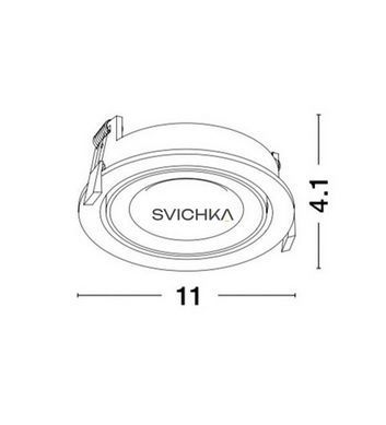 Врізний точковий світильник Nova Luce ENZO 110 White