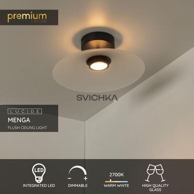 Потолочный светильник Lucide MENGA &Oslash; 40 cm LED Dim. 1x11W 2700K Opal