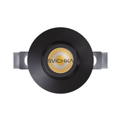 Світильник точковий врізний KLOODI KD-TUB100 5W 3К BK, Чорний