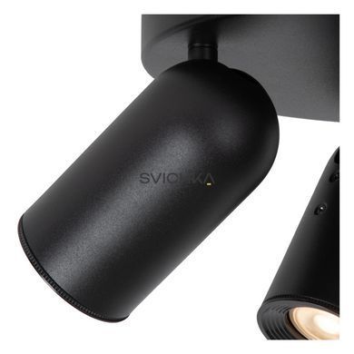 Стельовий точковий світильник Lucide PUNCH &Oslash; 21 cm 3xGU10 Black, BLACK