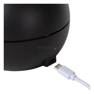 Аккумуляторная настольная лампа Lucide CLIPPER Battery pack/batteries &Oslash; 12 cm LED 1x2,2W 2700K Black