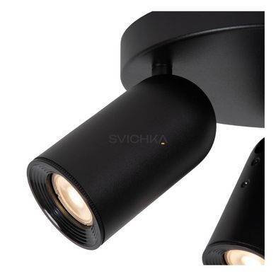 Стельовий точковий світильник Lucide PUNCH &Oslash; 21 cm 3xGU10 Black, BLACK