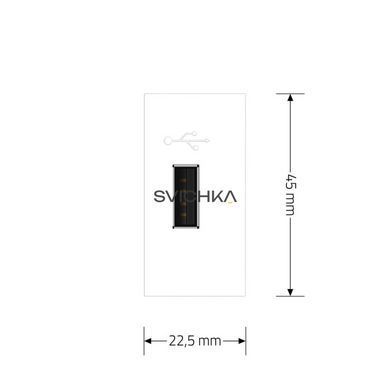 Механизм розетка USB 5V 2.1A 10W Livolo