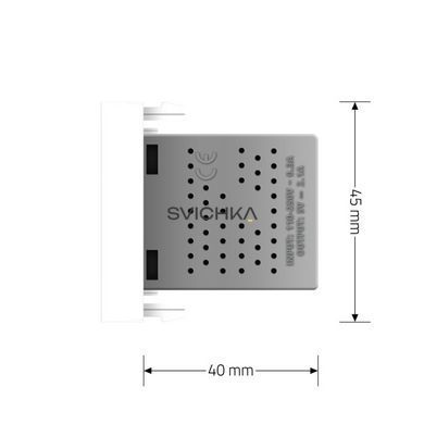 Механизм розетка USB 5V 2.1A 10W Livolo