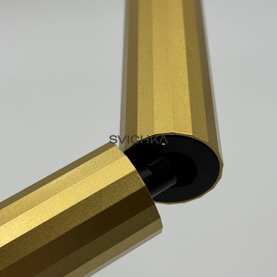 Точковий світильник Skarlat RSLC78057 7W GD+BK 3000K, Чорний/золотий, 27