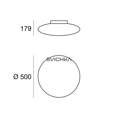 Потолочный светильник Linea Light Squash_S 7626