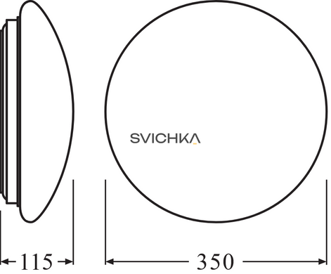 Нестенно-потолочный светильник Ledvance SF Circular LED 350 18W/3000K