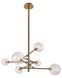 Люстра Maxlight LOLLIPOP, Brass