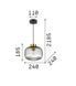 Подвесной светильник Ideal Lux Mint-2 sp1 Grey