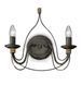 Ideal Lux CORTE AP2 Іржа 057200, Коричневий, Коричневий, Коричневий