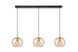 Підвісний світильник Lucide DANZA 3xE27 Matt Gold / Brass, Matt Gold / Brass