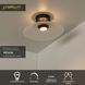 Потолочный светильник Lucide MENGA &Oslash; 40 cm LED Dim. 1x11W 2700K Opal, Opal, Опал, Опал