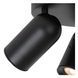 Стельовий точковий світильник Lucide PUNCH &Oslash; 21 cm 3xGU10 Black, BLACK