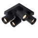 Стельовий точковий світильник Lucide NIGEL LED Dim to warm GU10 4x5W 2200K/3000K Black, BLACK