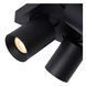 Стельовий точковий світильник Lucide NIGEL LED Dim to warm GU10 4x5W 2200K/3000K Black, BLACK