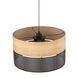 Подвесной светильник TK-Lighting NICOL 3, Black/Beige, Черный, бежевый, Черный, Бежевый, Черный