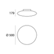 Потолочный светильник Linea Light Squash_S 7626, Белый