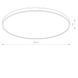 Світильник Nowodvorski Agnes Round Led Pro 1x64W, 4000K, White