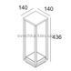 Уличный столбик Delta Light MONTUR L P 45 LED 232 659 83 B
