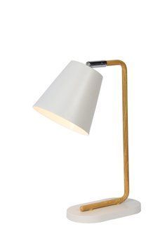 Настільна лампа Lucide CONA 1xE14 White, WHITE