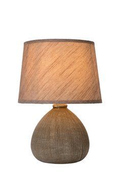 Настільна лампа Lucide RAMZI &Oslash; 18 cm 1xE14 Brown, Brown