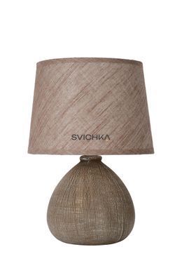 Настольная лампа Lucide RAMZI &Oslash; 18 cm 1xE14 Brown