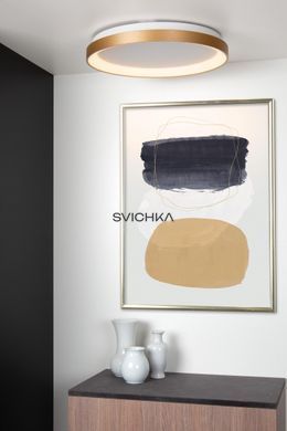 Потолочный светильник Lucide VIDAL &Oslash; 48 cm LED Dim. 1x38W 2700K Matt Gold / Brass