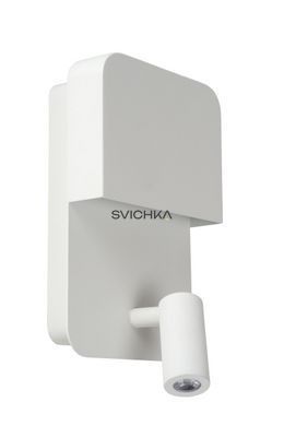 Бра Lucide BOXER LED 3000K With USB charging point White