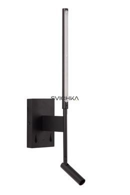 Настенный светильник Lucide FINAN LED 2700K With USB charging point Black