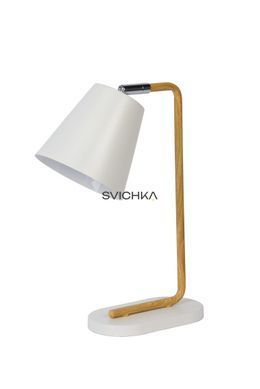 Настільна лампа Lucide CONA 1xE14 White, WHITE