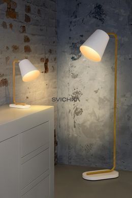 Настільна лампа Lucide CONA 1xE14 White, WHITE