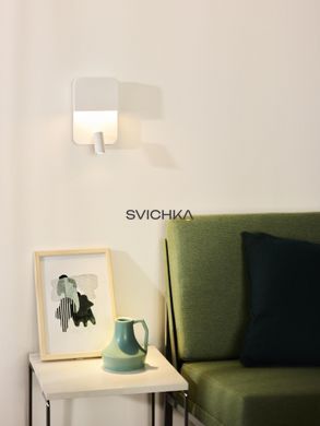Бра Lucide BOXER LED 3000K With USB charging point White