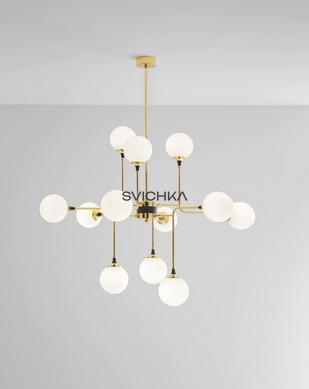 Люстра Stilnovo Galassia 12, Gold