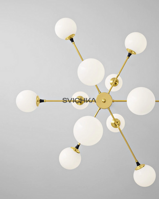 Люстра Stilnovo Galassia 12, Gold