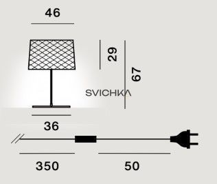 Настольная лампа Foscarini Twiggy Grid XL, Grey