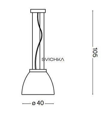 Ideal Lux TOLOMEO SP1 D40 Grey 001821