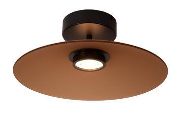 Стельовий світильник Lucide MENGA &Oslash; 40 cm LED Dim. 1x11W 2700K Amber, Amber, Бурштинний, Бурштинний
