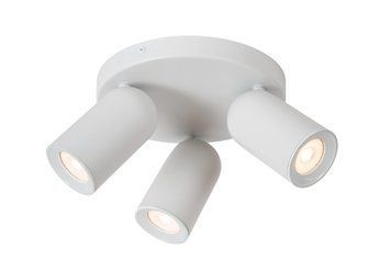 Потолочный точечный светильник Lucide PUNCH &Oslash; 21 cm 3xGU10 White