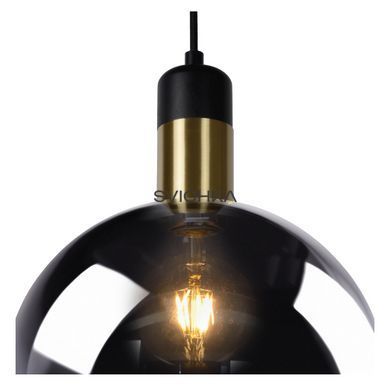 Підвісний світильник Lucide JULIUS &Oslash; 40 cm 1xE27 Smoke Grey, Smoke Grey