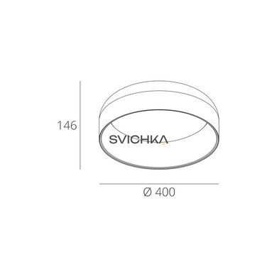 Точечный светильник Skarlat RDLC79028 30W BK+WH 4000K