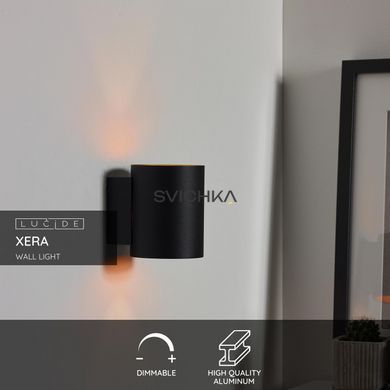 Настенный светильник Lucide XERA &Oslash; 8 cm 1xG9 Black